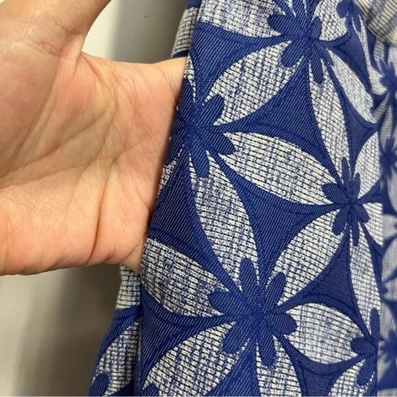 ModCloth Pleated Fit and Flare Halter Floral Dress, Size Small - Picture 3 of 8